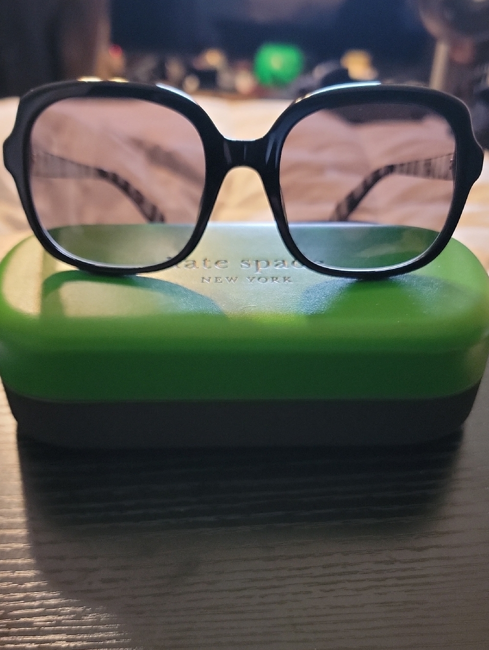 Kate Spade Babbette G/S 0807WJ Black Square Women's Glasses